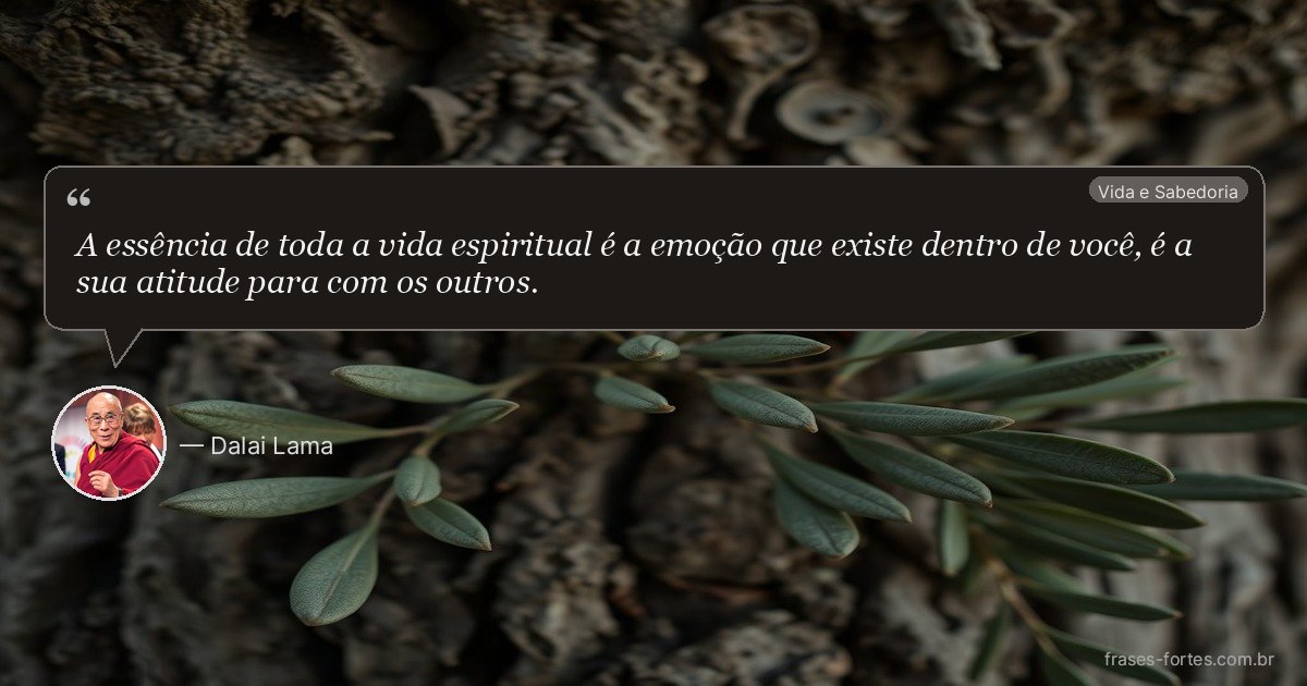 Frase de Dalai Lama