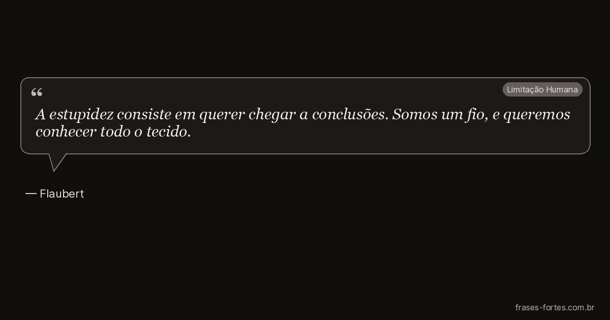 Frase de Flaubert