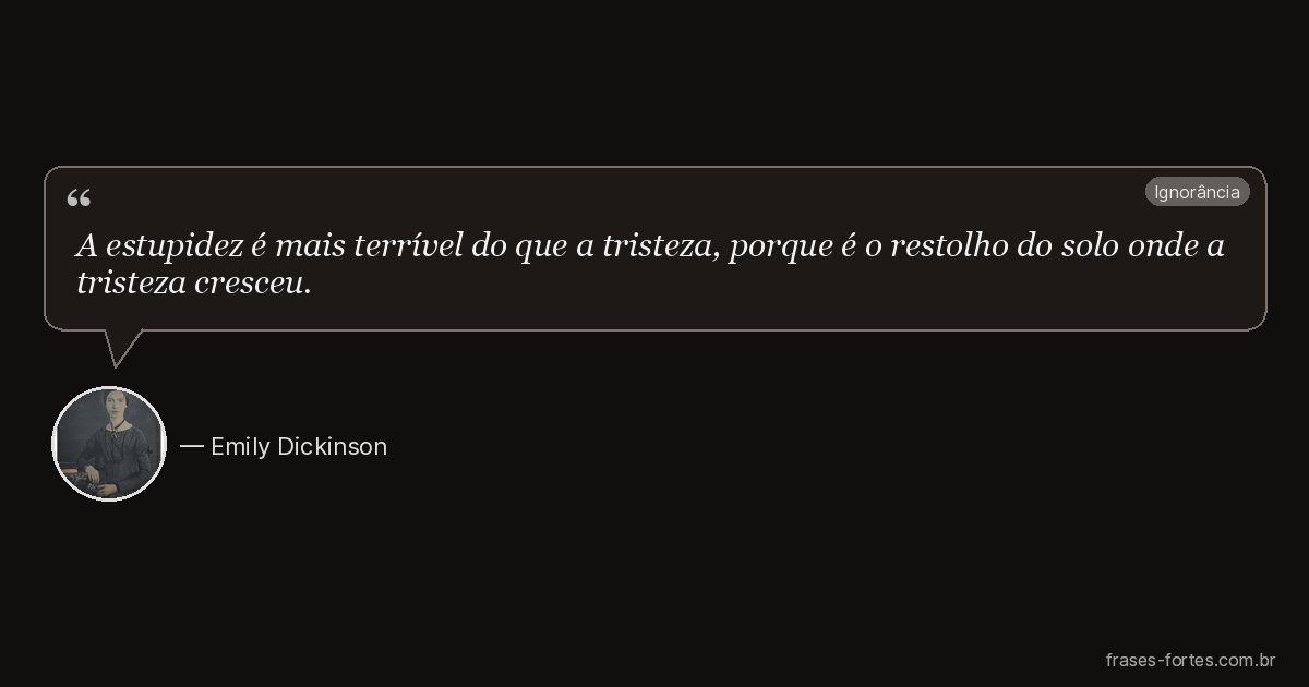 Frase de Emily Dickinson