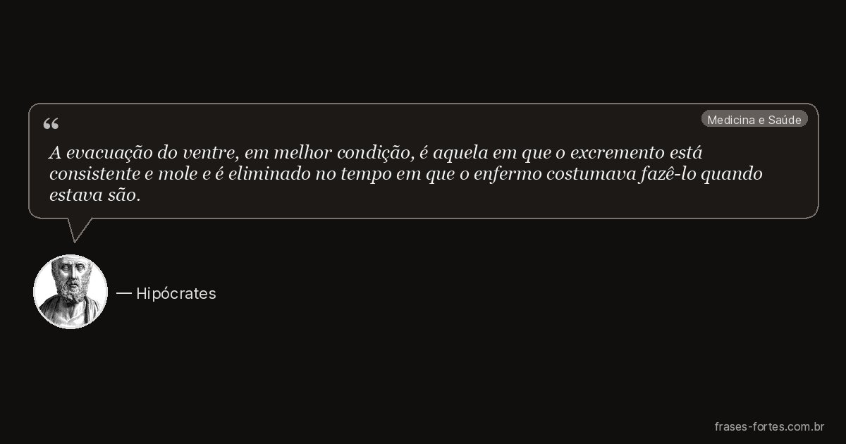 Frase de Hipócrates