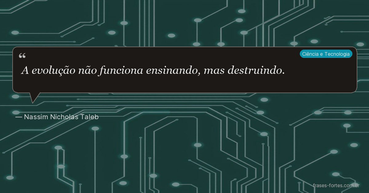 Frase de Nassim Nicholas Taleb