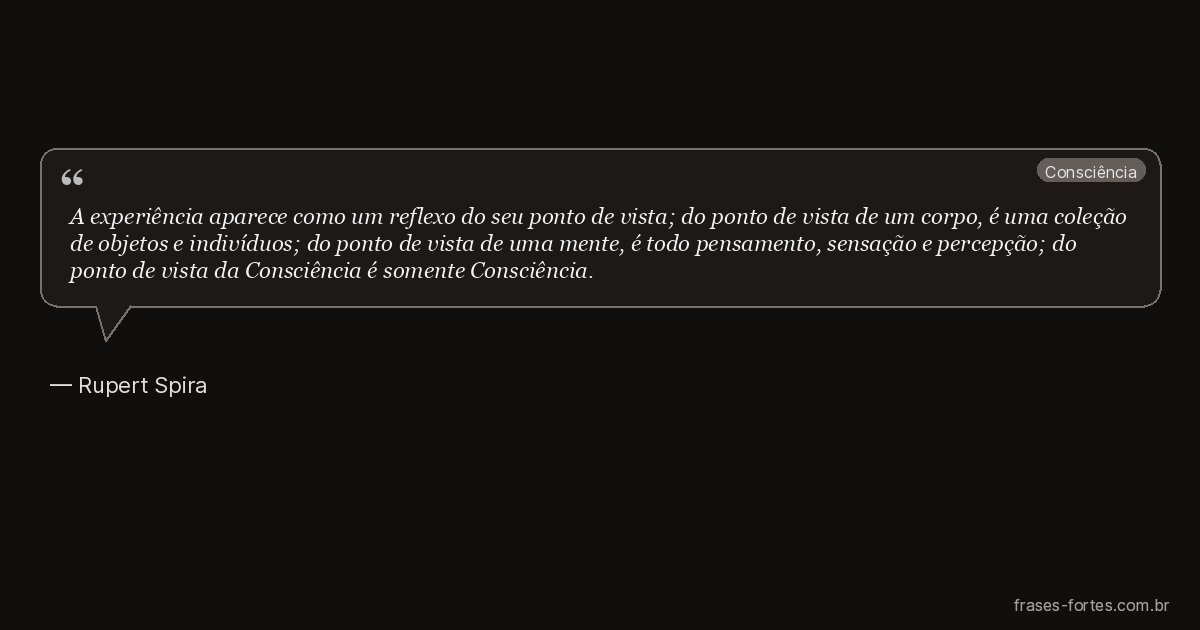 Frase de Rupert Spira