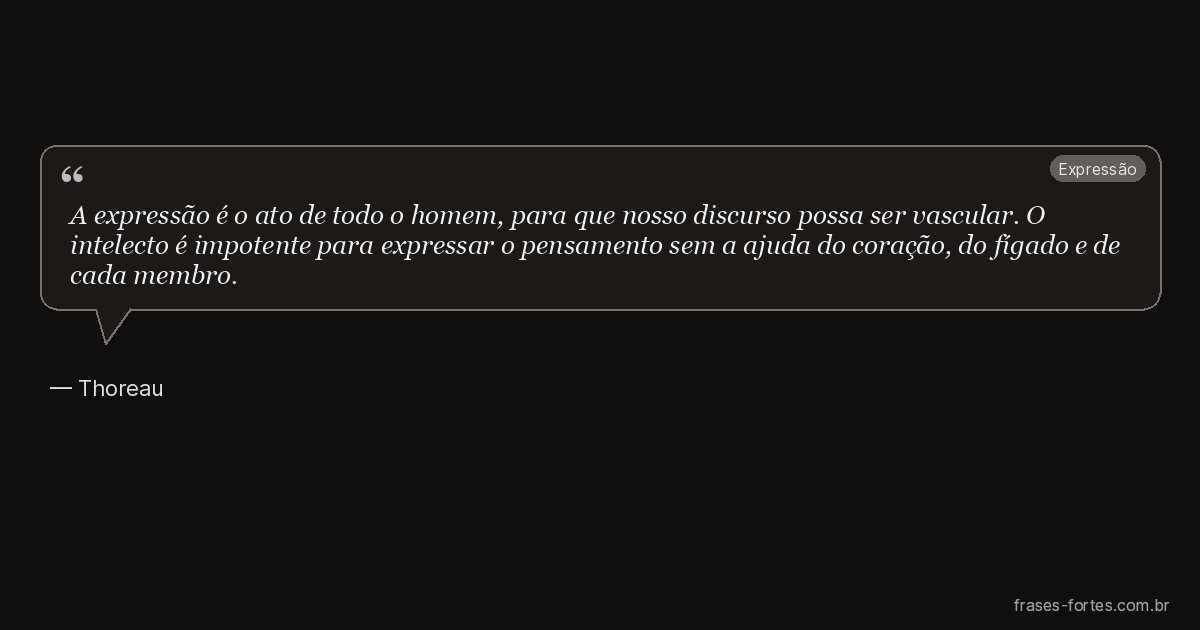 Frase de Thoreau