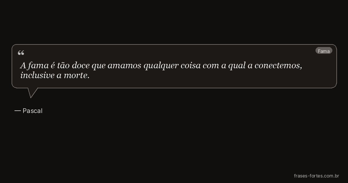 Frase de Pascal