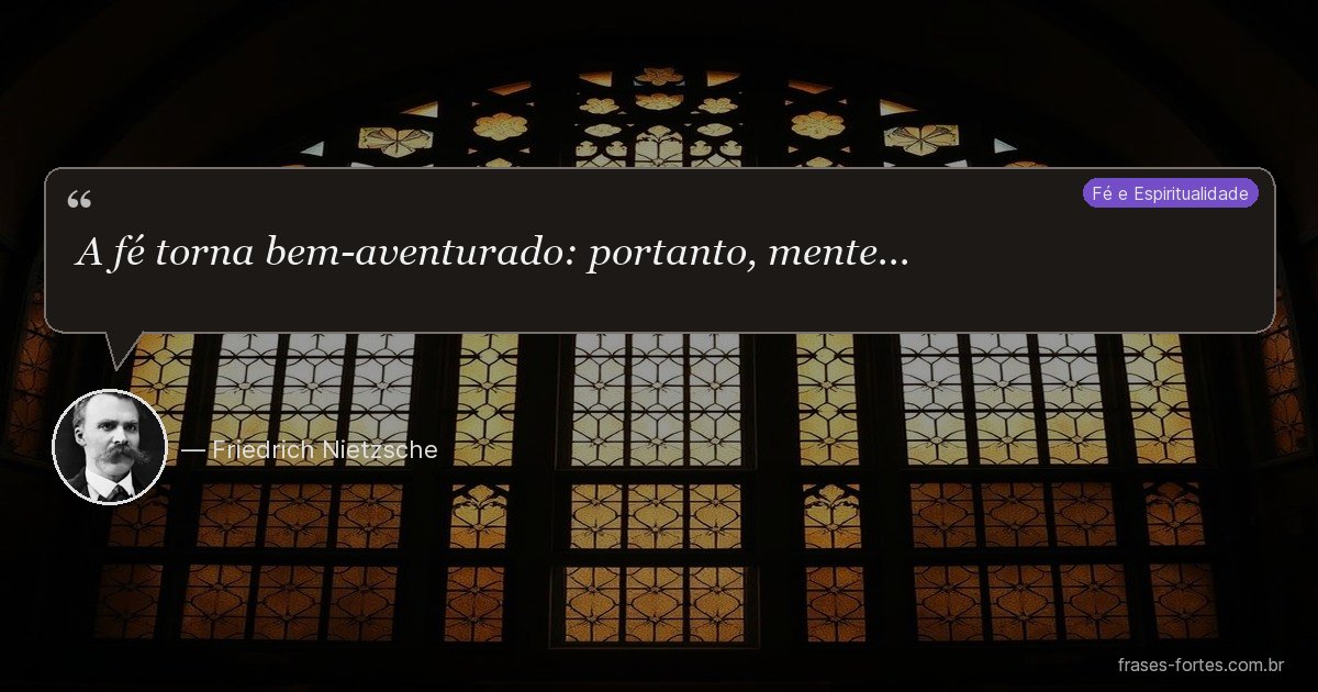 Frase de Friedrich Nietzsche