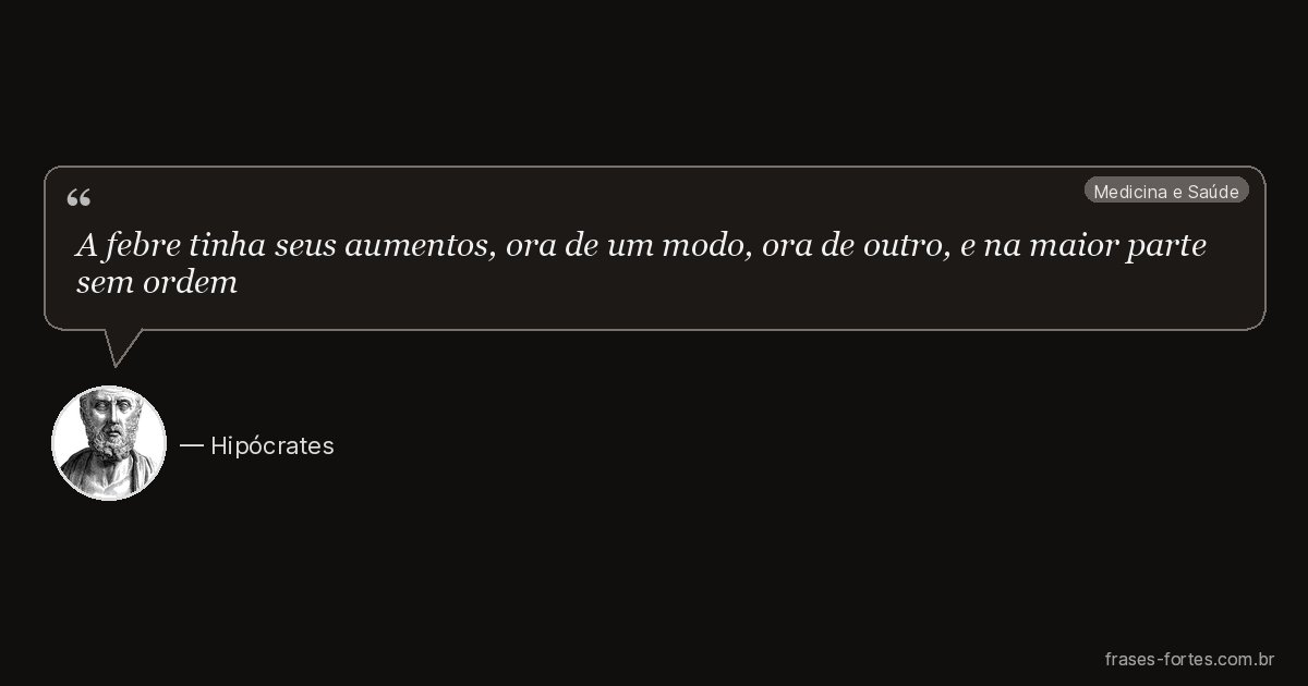 Frase de Hipócrates