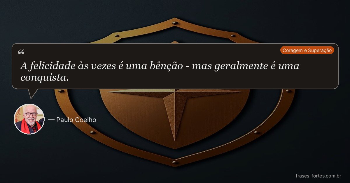 Frase de Paulo Coelho