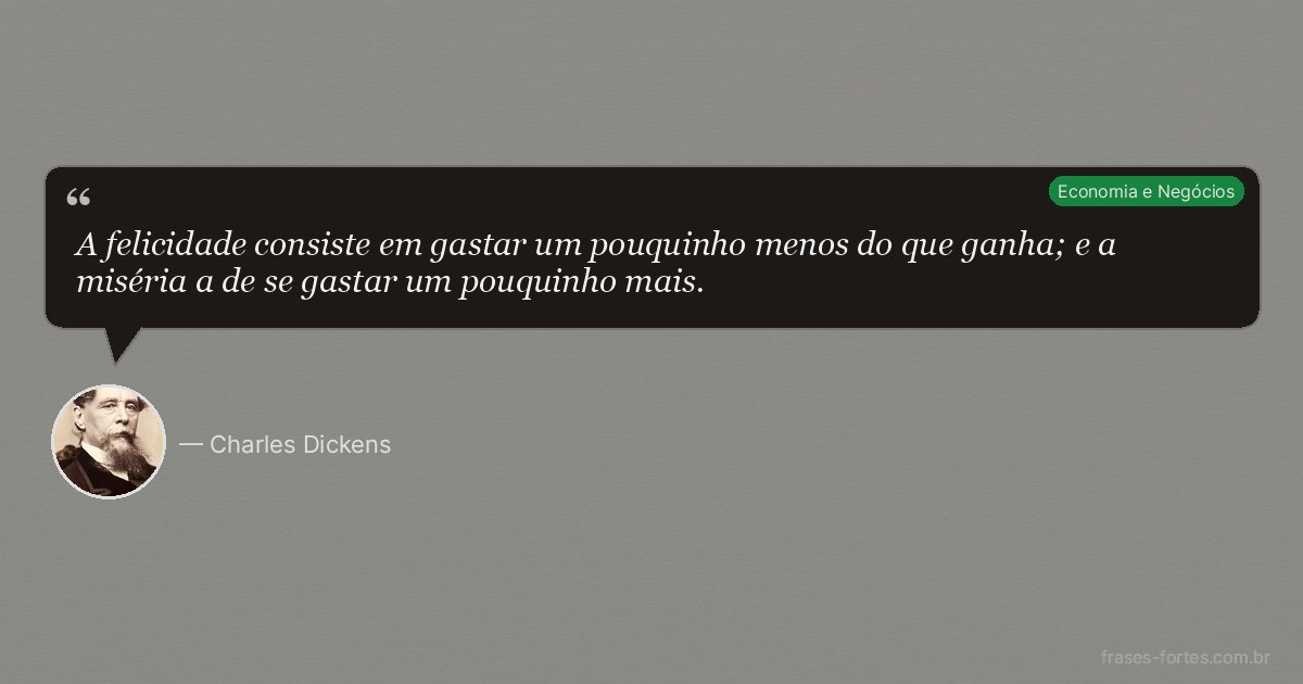 Frase de Charles Dickens