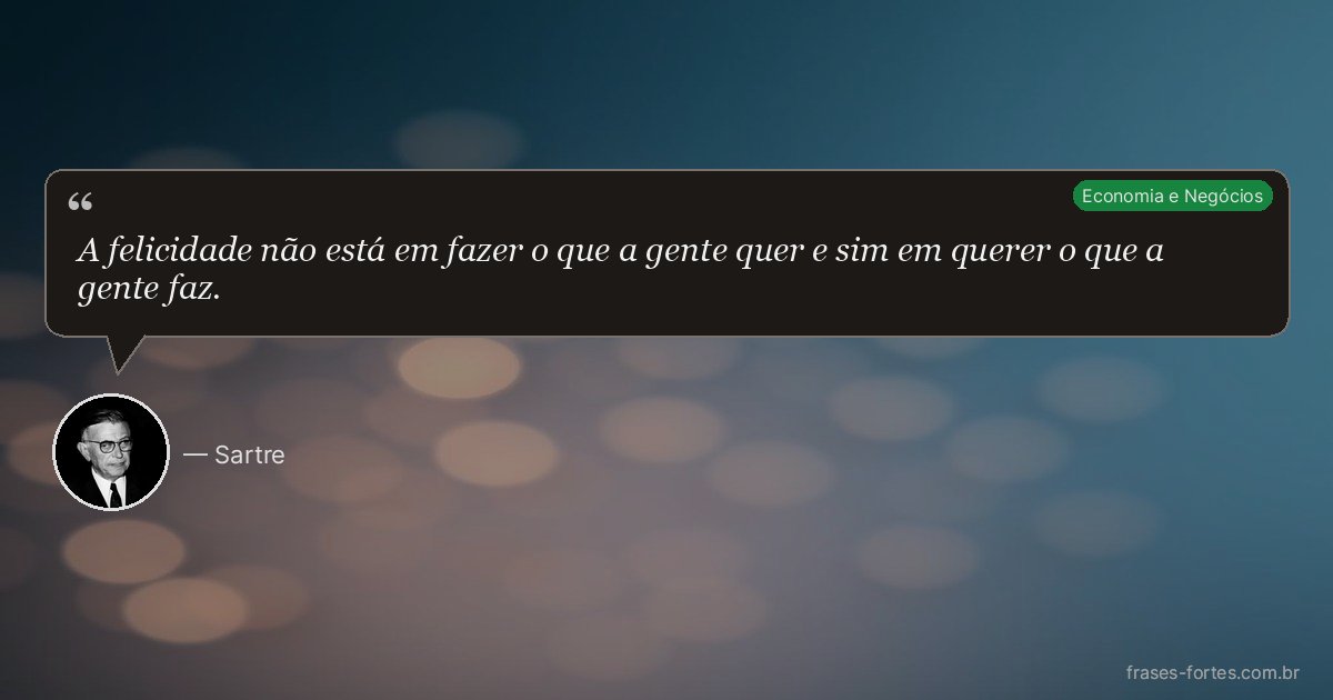 Frase de Sartre