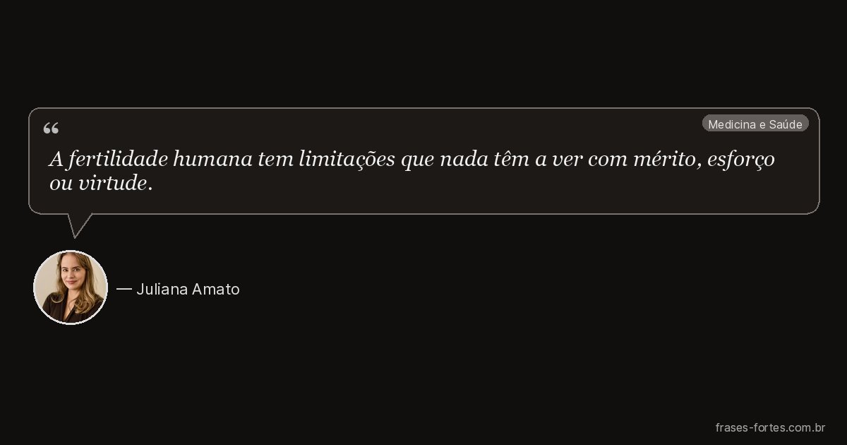 Frase de Juliana Amato