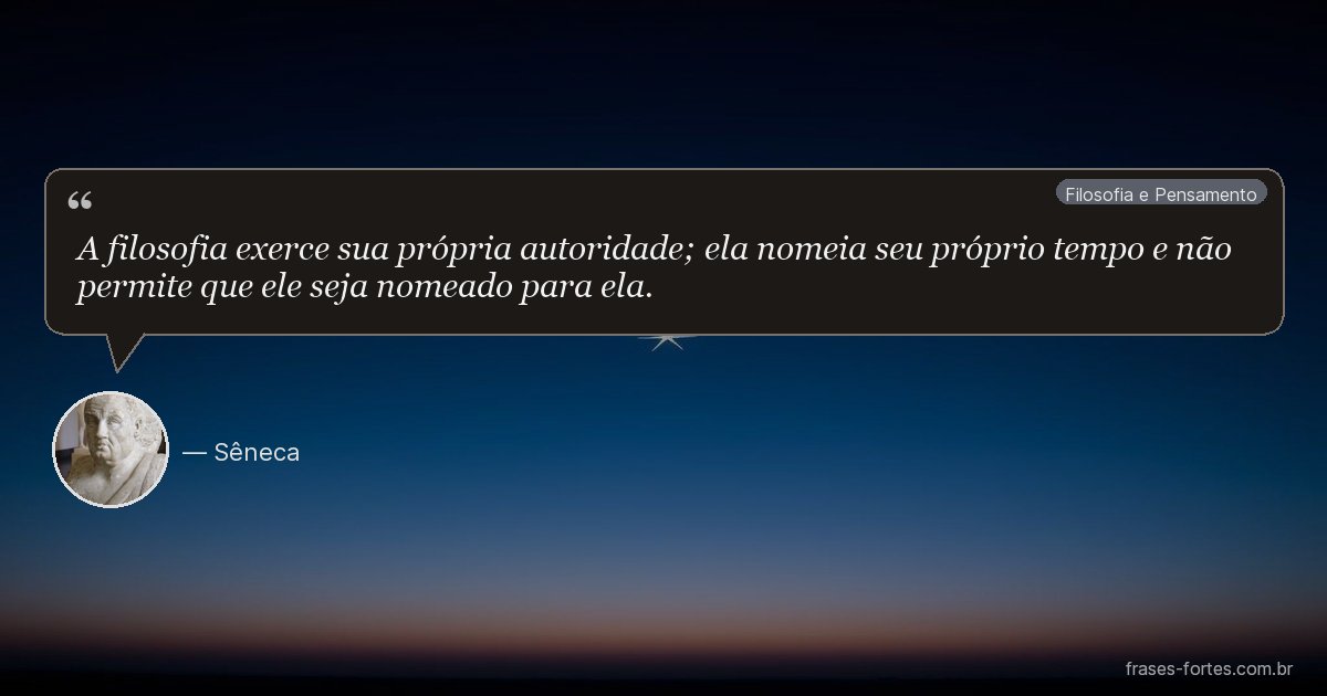 Frase de Sêneca