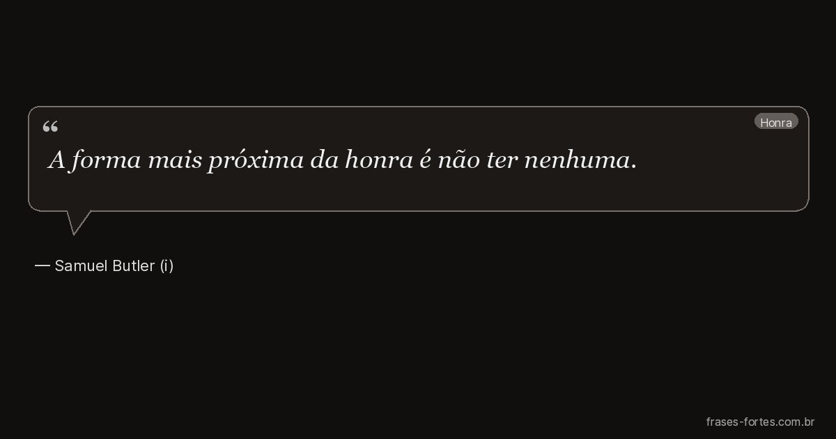 Frase de Samuel Butler (i)