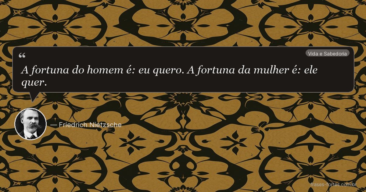 Frase de Friedrich Nietzsche