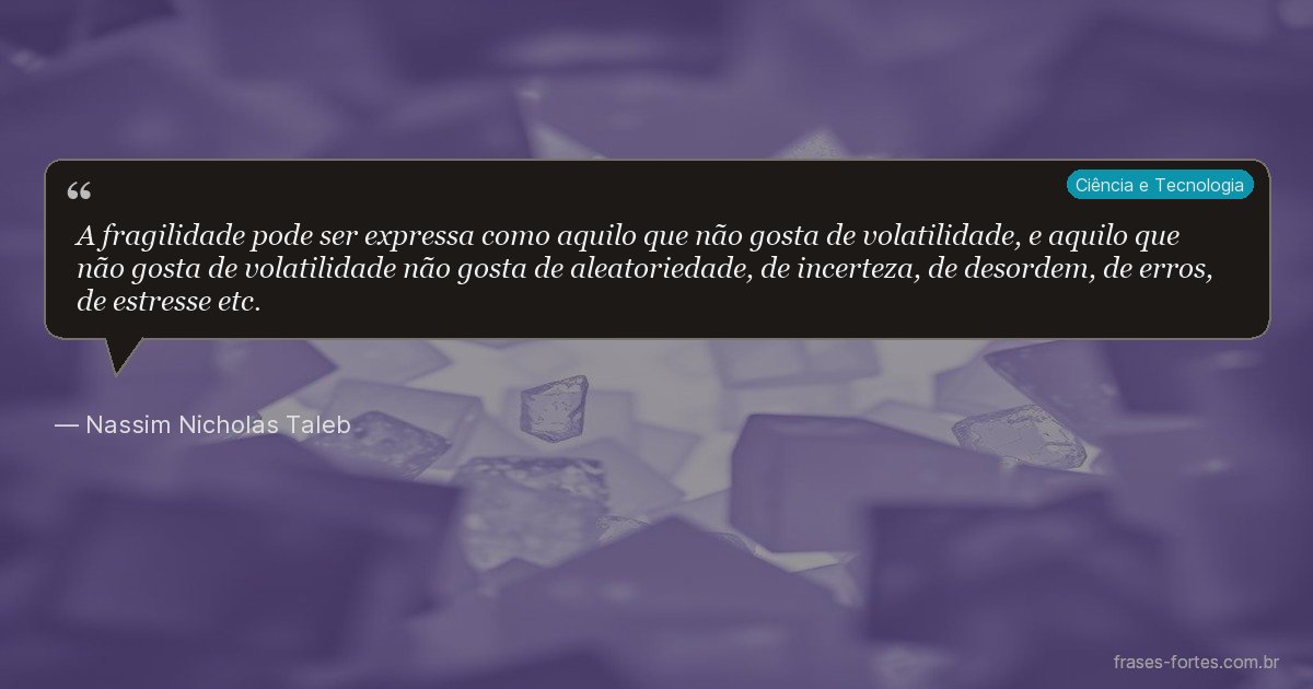 Frase de Nassim Nicholas Taleb