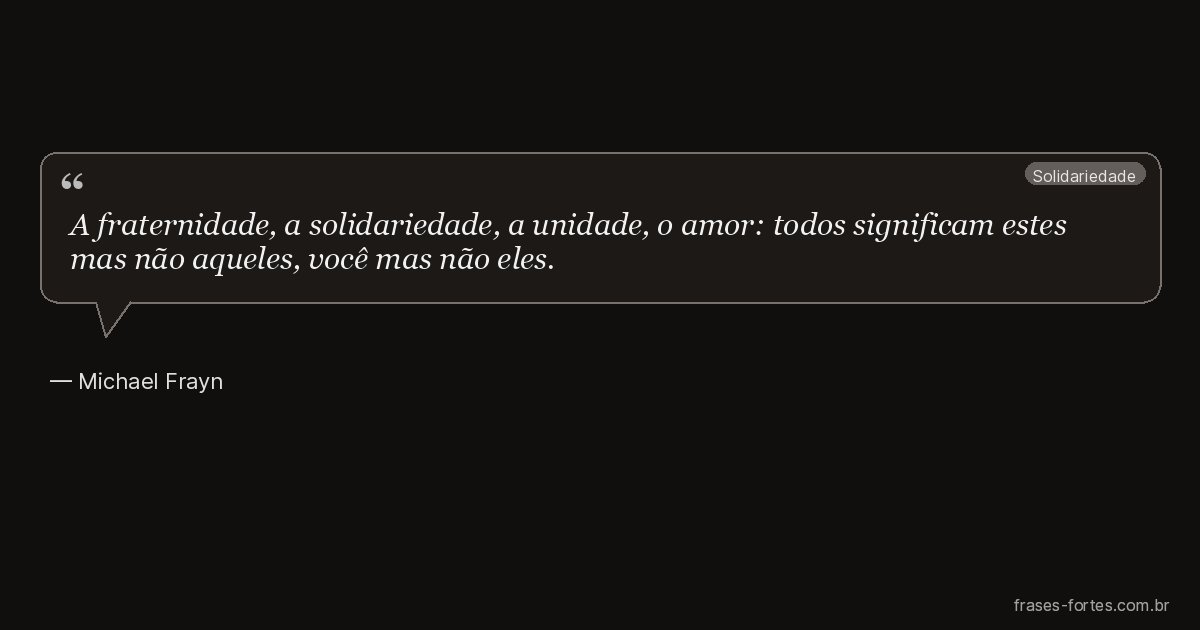 Frase de Michael Frayn