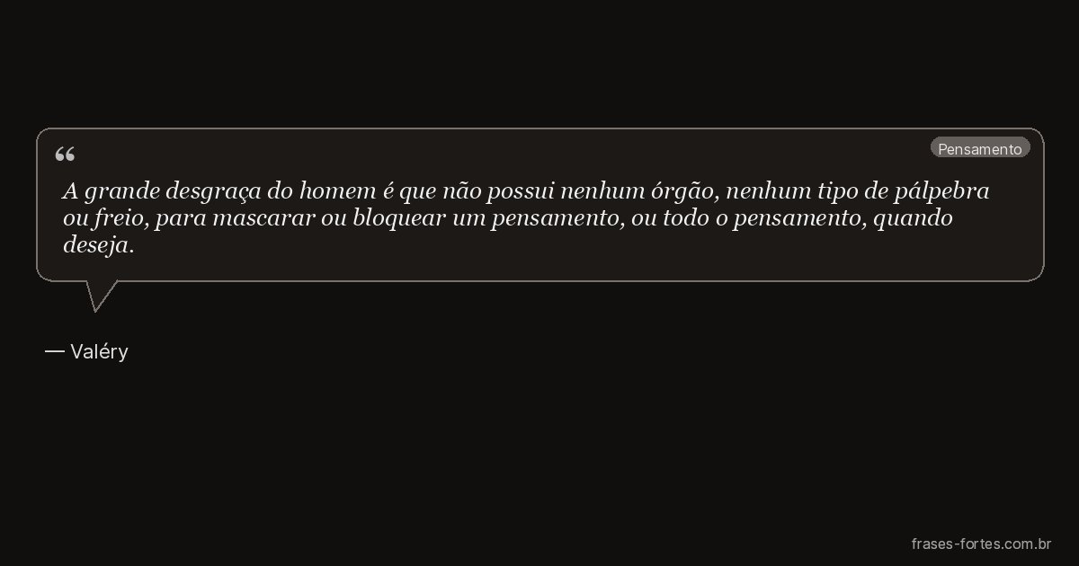 Frase de Valéry