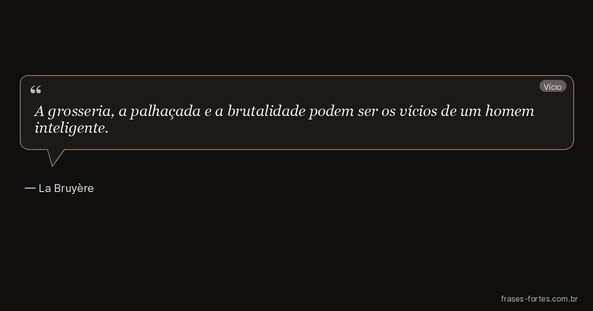 Frase de La Bruyère