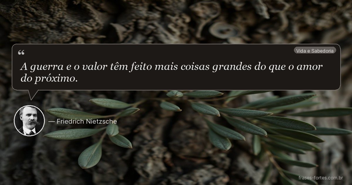 Frase de Friedrich Nietzsche