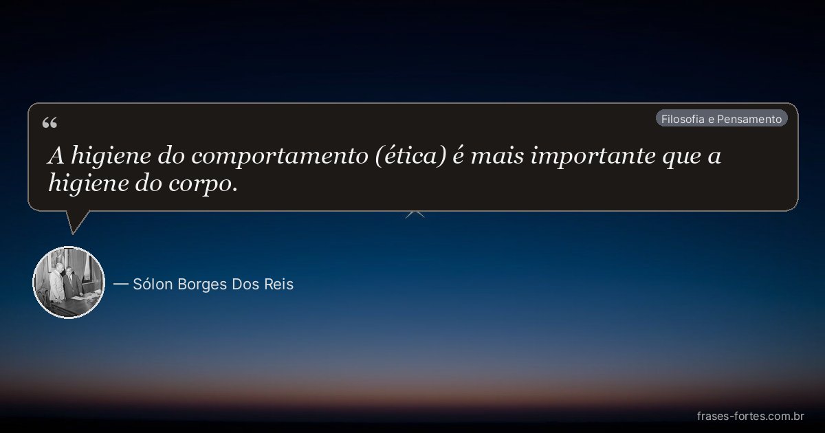 Frase de Sólon Borges Dos Reis
