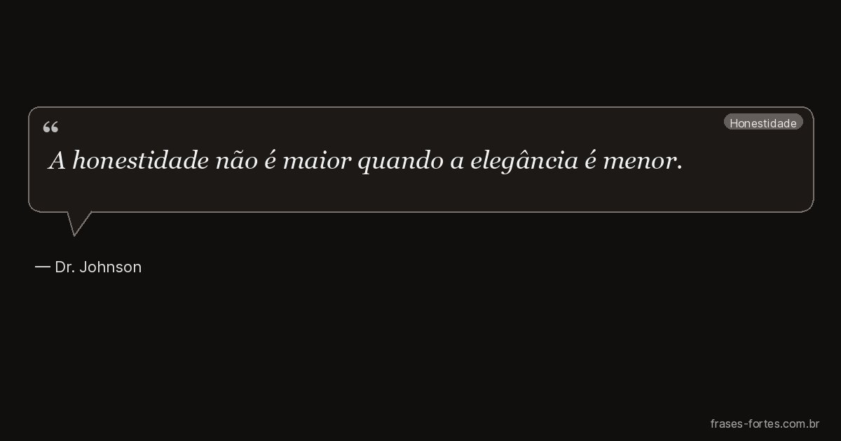 Frase de Dr. Johnson