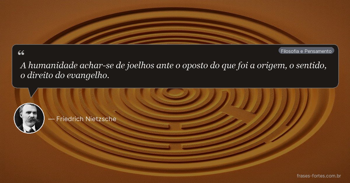 Frase de Friedrich Nietzsche