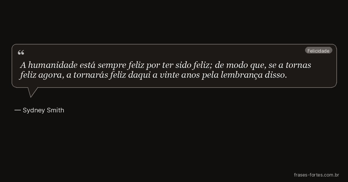 Frase de Sydney Smith