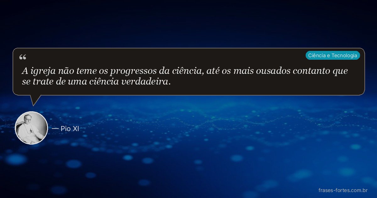 Frase de Pio XI