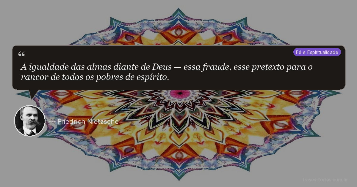 Frase de Friedrich Nietzsche