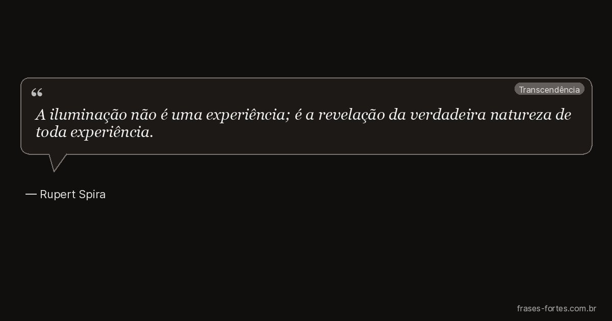 Frase de Rupert Spira