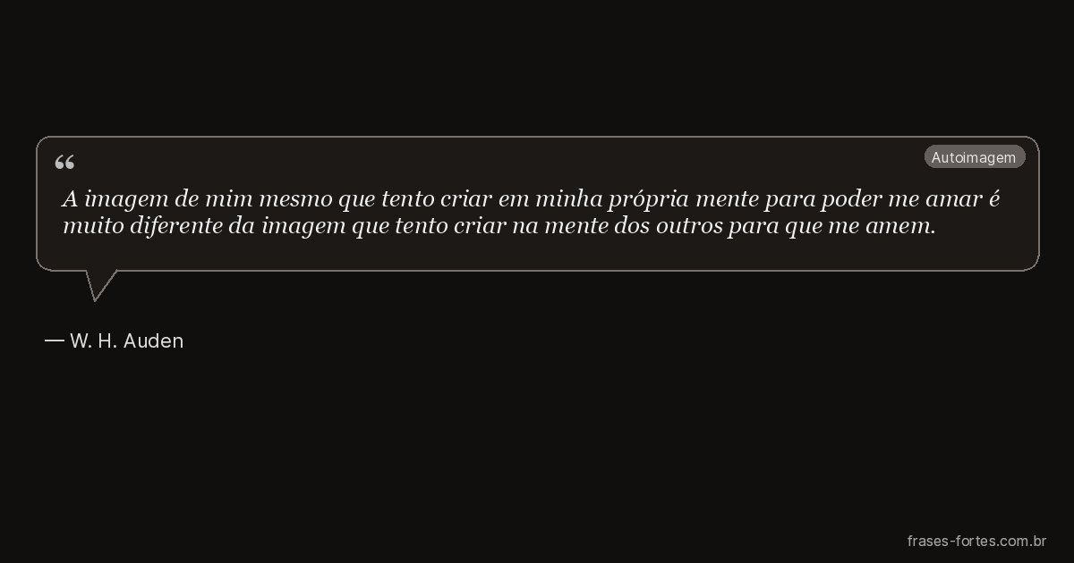 Frase de W. H. Auden