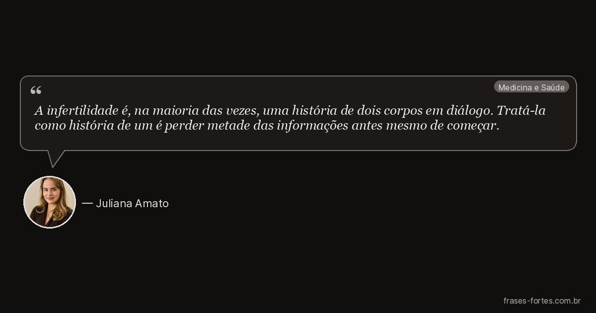 Frase de Juliana Amato