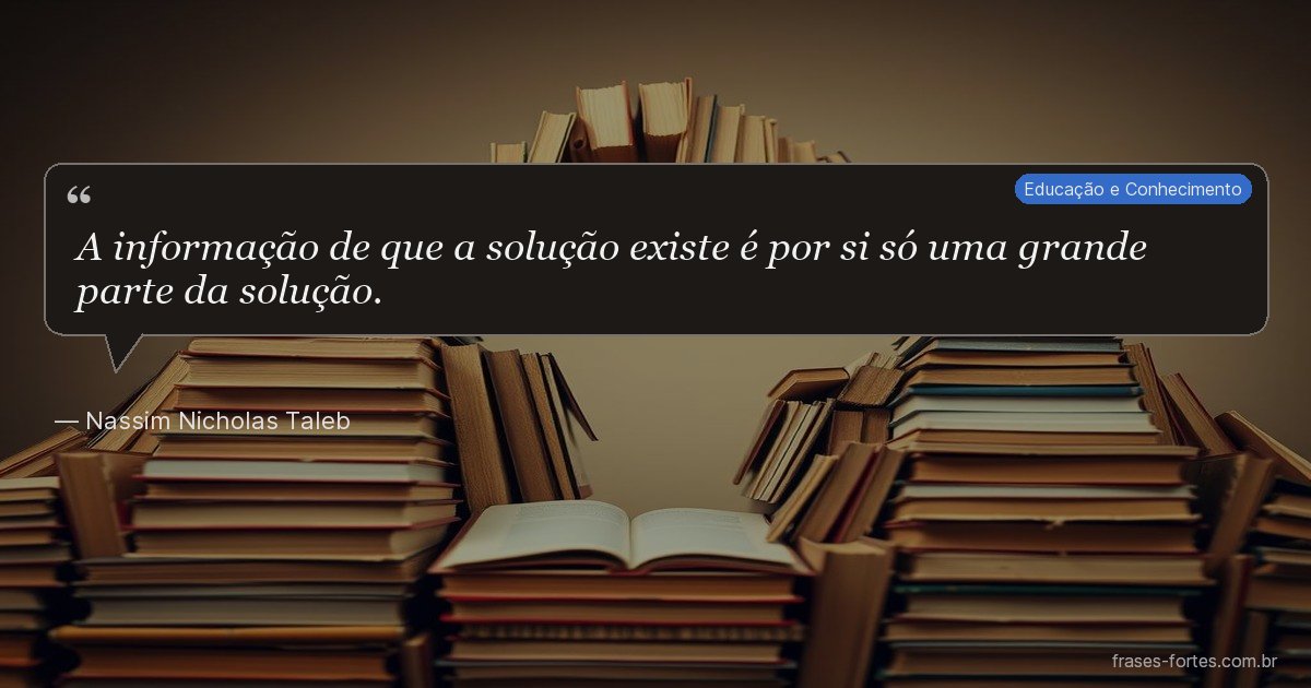Frase de Nassim Nicholas Taleb