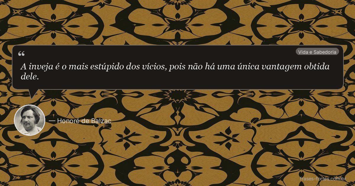 Frase de Honoré de Balzac