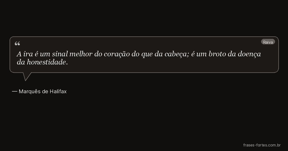 Frase de Marquês de Halifax