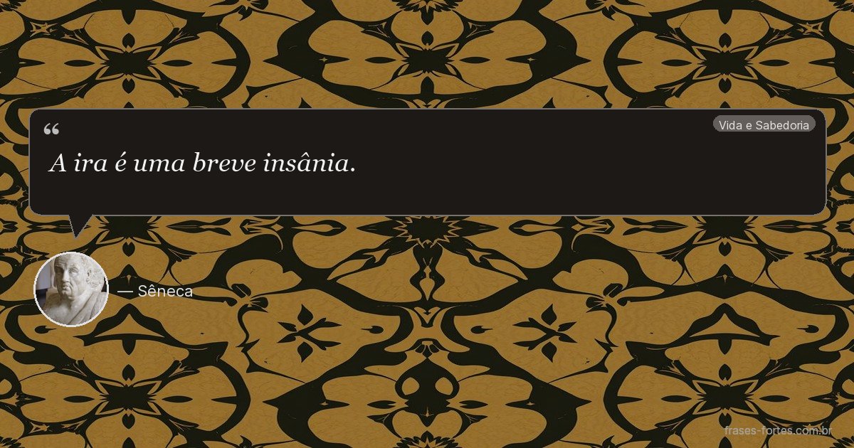 Frase de Sêneca