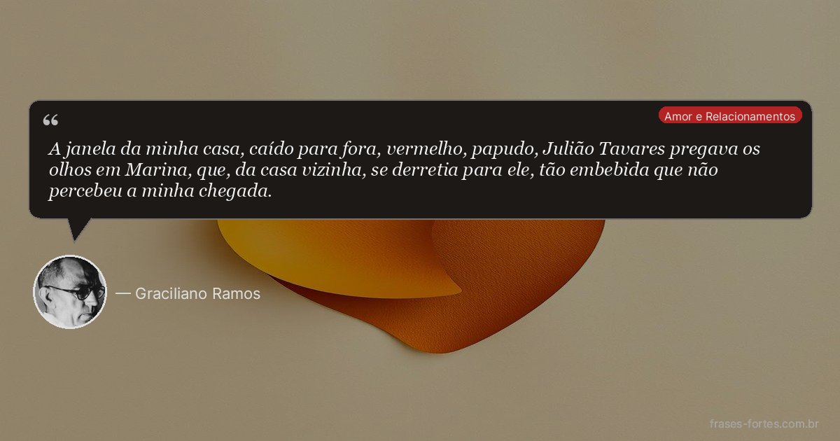 Frase de Graciliano Ramos