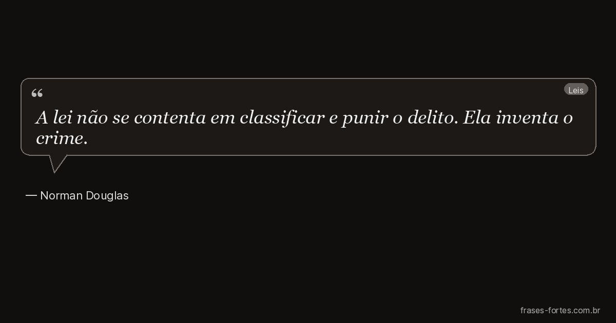 Frase de Norman Douglas