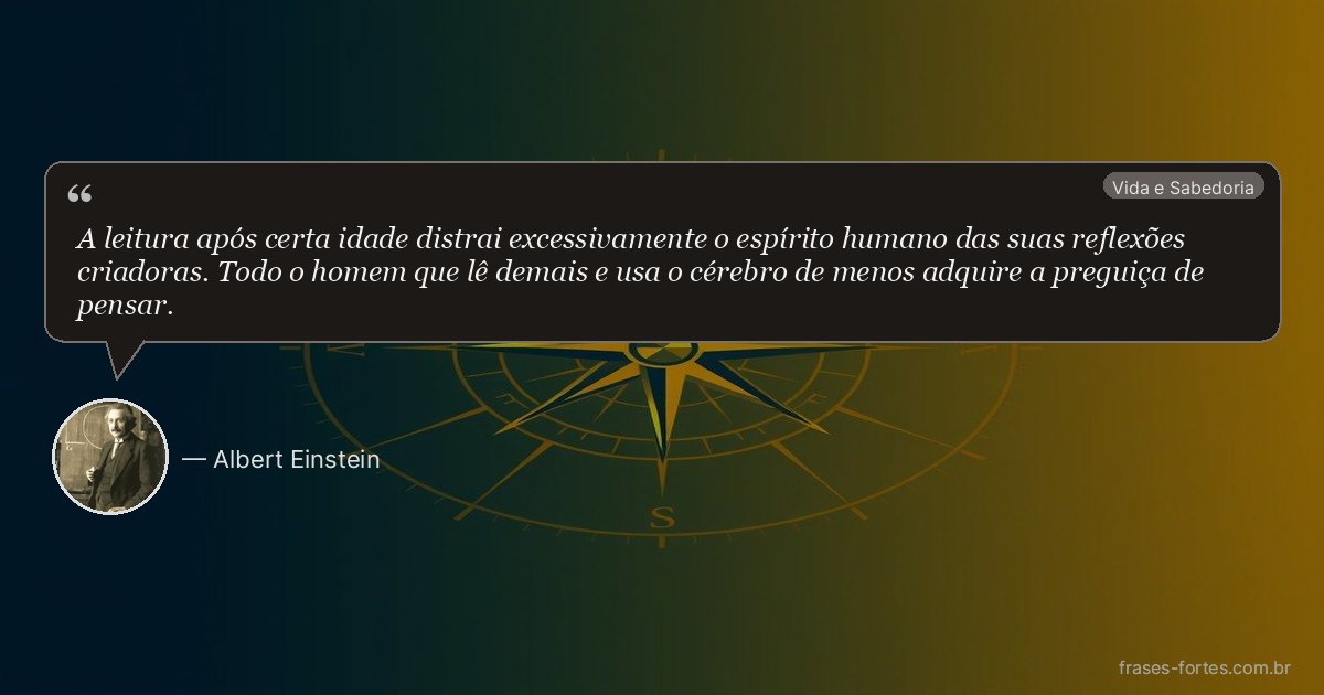 Frase de Albert Einstein