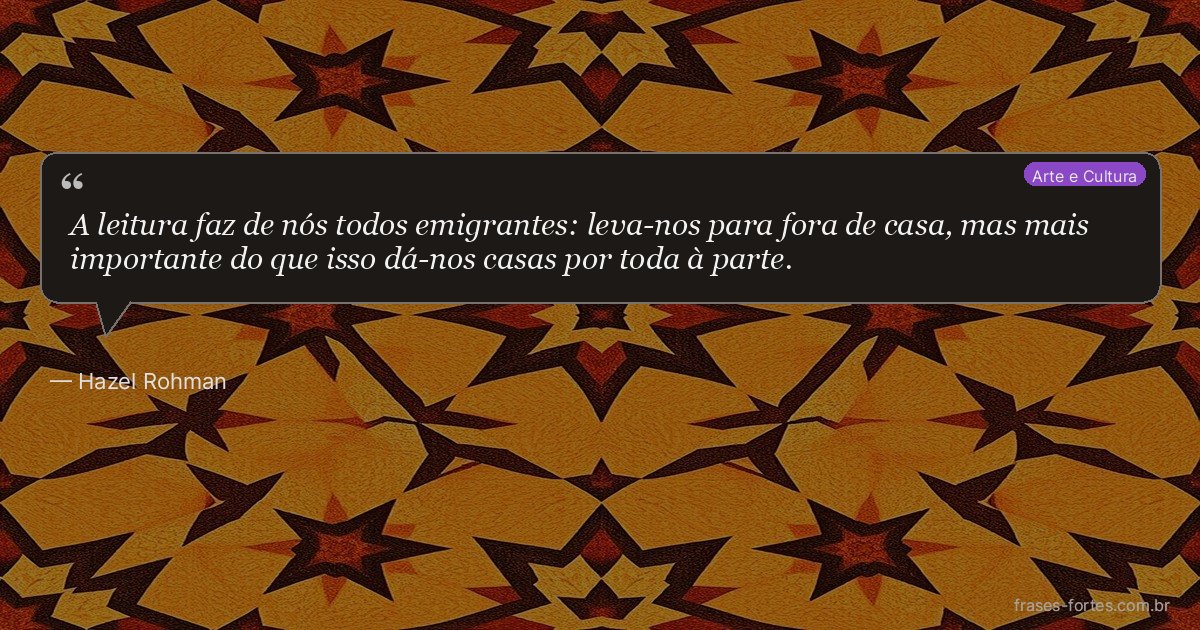 Frase de Hazel Rohman