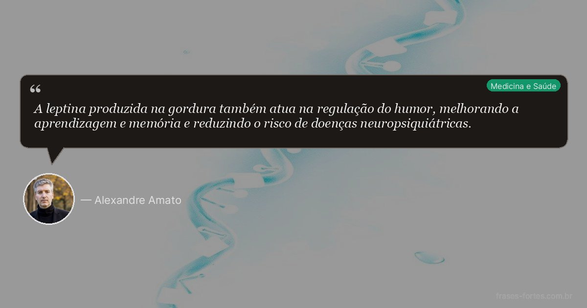Frase de Alexandre Amato