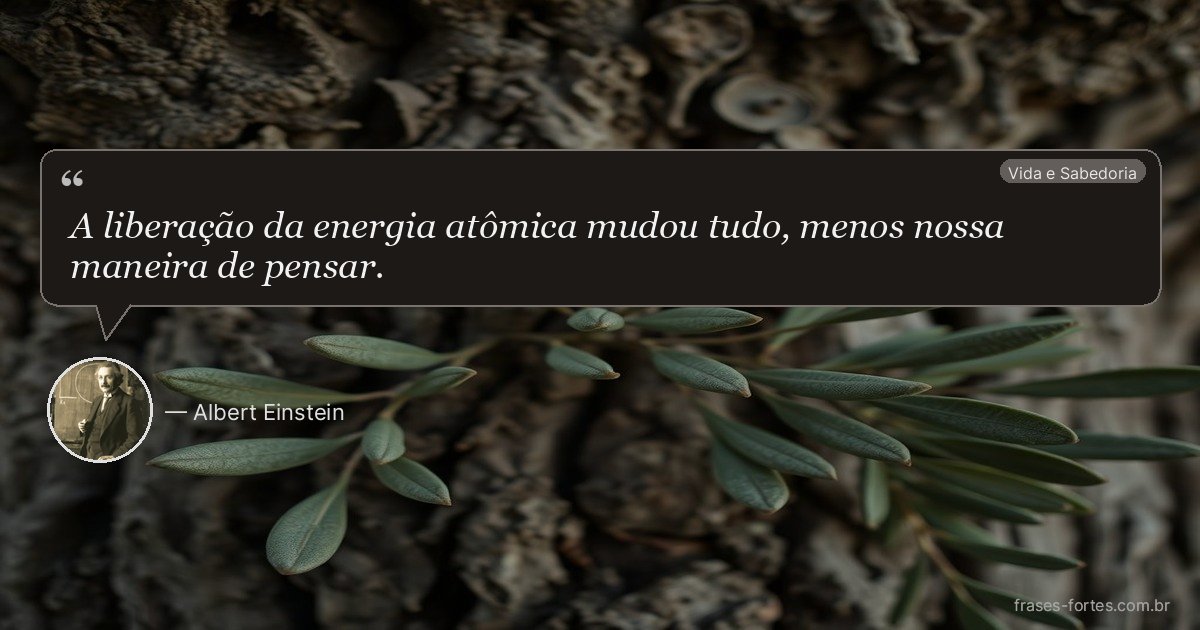 Frase de Albert Einstein