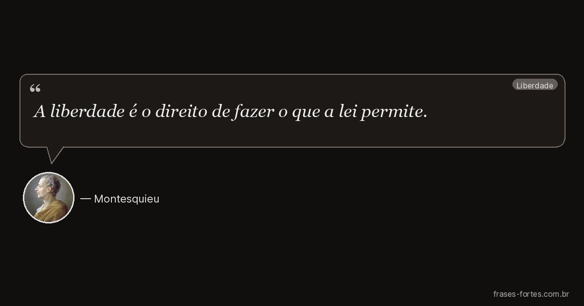 Frase de Montesquieu
