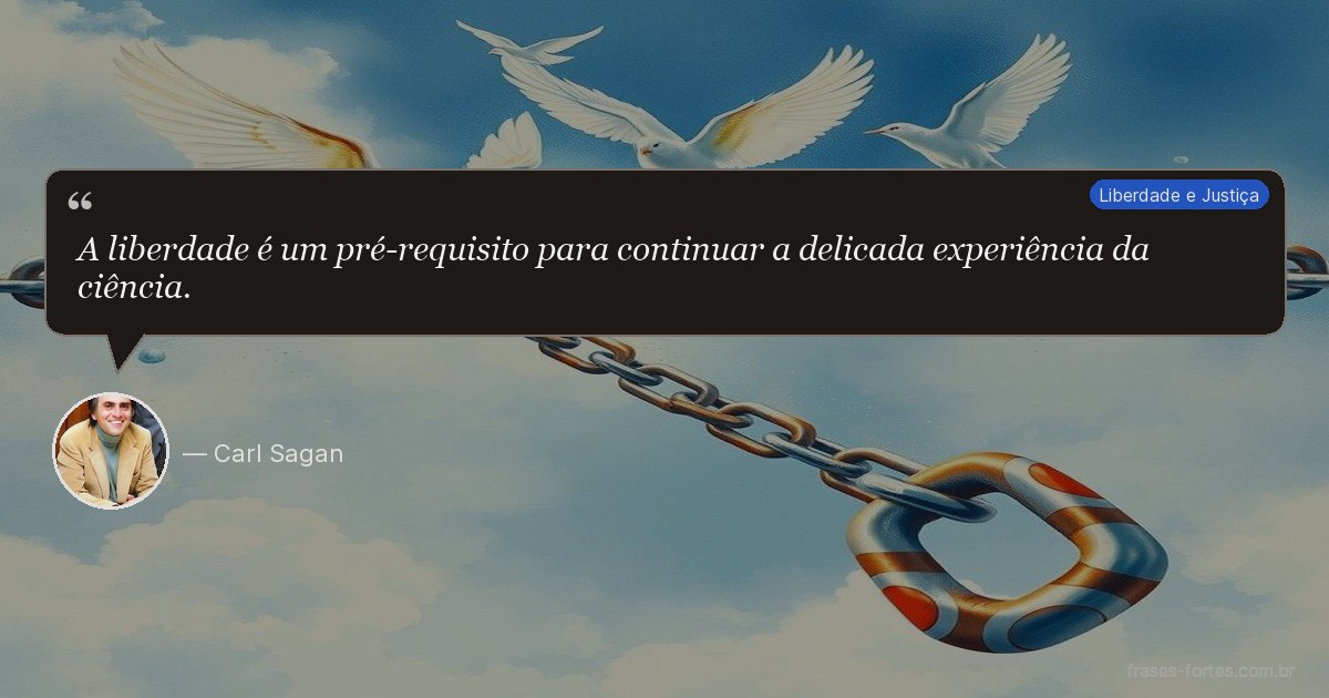 Frase de Carl Sagan