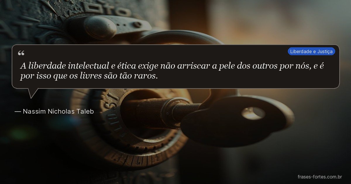 Frase de Nassim Nicholas Taleb