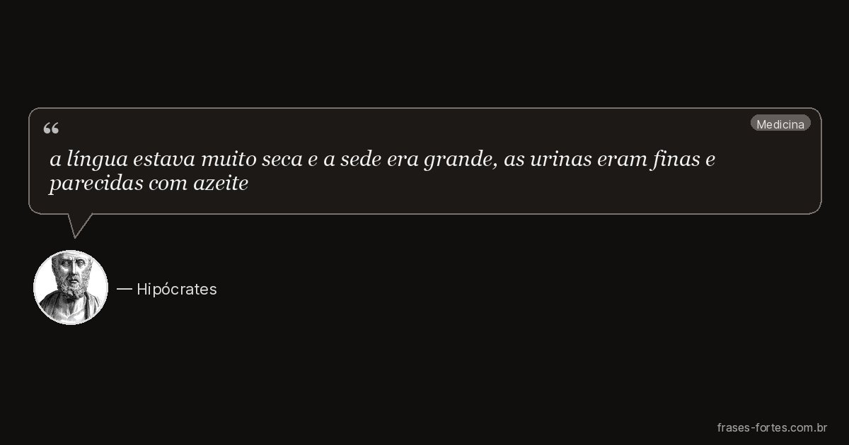 Frase de Hipócrates