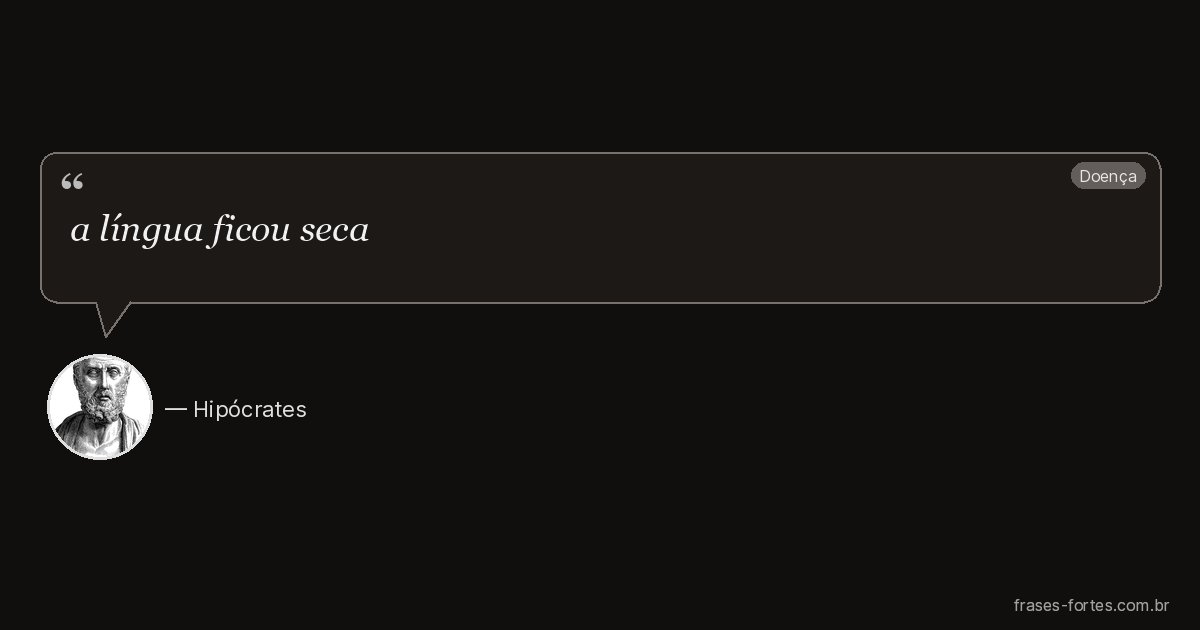 Frase de Hipócrates