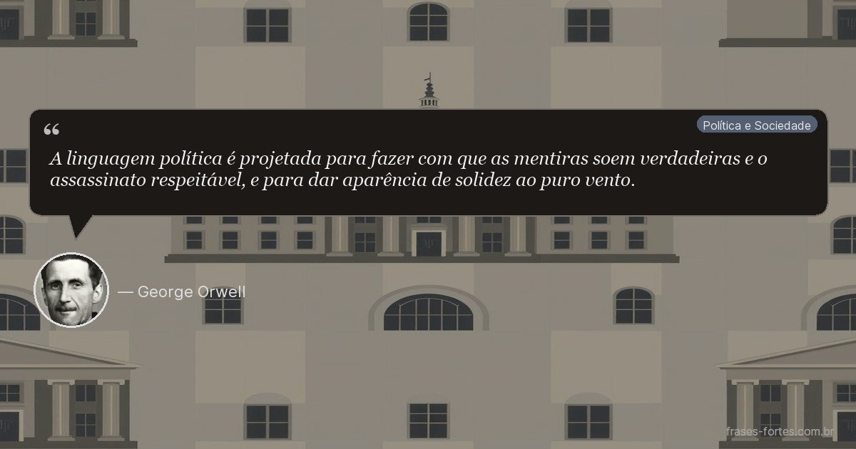 Frase de George Orwell