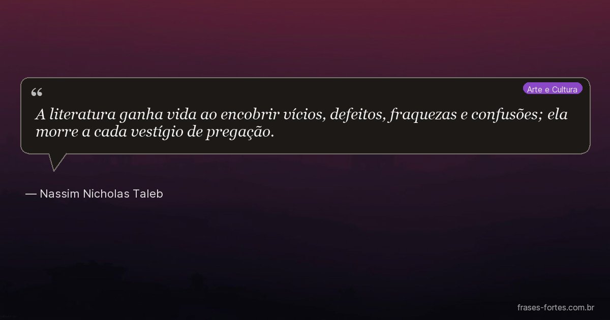 Frase de Nassim Nicholas Taleb