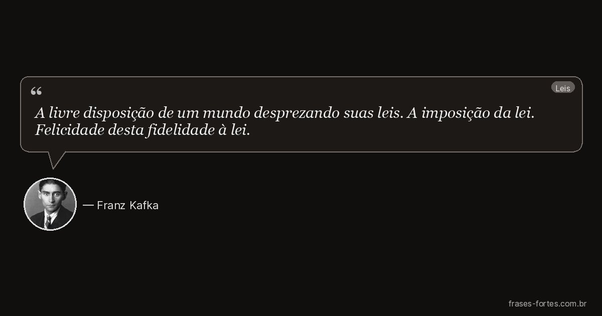 Frase de Franz Kafka