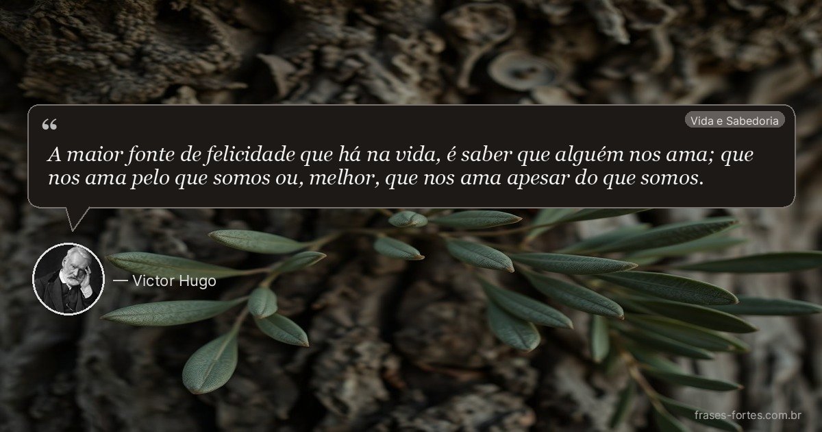 Frase de Victor Hugo